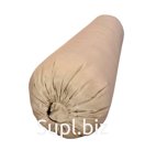 Болстер для йоги Айенгара шерстяной с льняным чехлом 75см