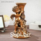 Статуэтка "Ангел с подсвечником", бронзовая, 24 см