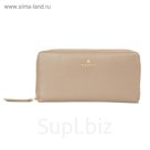 Кошелёк Cross Monaco Taupe, кожа наппа, гладкая, цвет бежевый, 19,5×10,2×2 см