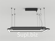 Подвесной светодиодный прямоугольный светильник KASKADA KVADRO SLIM 28