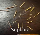 Лепесток штырь 2-0.8-2,5-11-Л63-Ср.6 ГОСТ 16840-78 латунь, точение, серебро