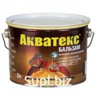Защитно-декоративное покрытие для древесины лиственница Акватекс-Бальзам, 2 л