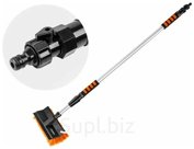 Щетка для мытья Startul 125-207см телескоп. PROFI (ST9077-02), с подачей воды