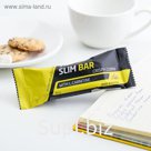 Батончик "Slim Bar" с L-карнитином, 40 г Кукуруза / белая глазурь