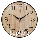Часы настенные, интерьерные "Текстура дерева", бесшумные, d-25 см