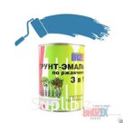 Грунт-эмаль по ржавчине 3 в 1 голубая 1кг *1/13 Brozex (ЛКЗ)