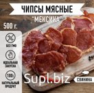 мясные чипсы и снэки