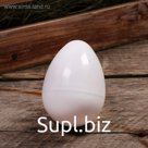 Искусственное яйцо, фасовка 5 шт, белое