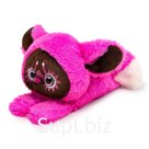 Мягкая игрушка "Тёко на 2 браслетах", фуксия, 25 см LRta-051