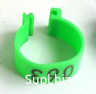 Меточное кольцо 20 мм с нумерацией зеленое (100шт)