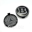 Колпачок в диск Брабус черный 71-74 мм 04166