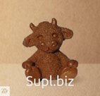 Шоколадная фигурка "Бычок с рожками", молочный шоколад
