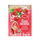 Каша овсяная "Вышний город" с клубникой со сливками, пак. 41г