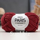 Пряжа "Paris" 100% хлопок 75м/50гр (66 слива)