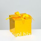 Коробка Самосборная золото 10х10х10 см