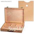 Этюдный ящик малый 400 х 310 х 80 мм, Brauberg, под бук