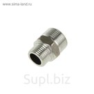 Ниппель переходной 1/2" х 3/4", наружная резьба, нержавеющая сталь