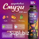 Смузи / Фруктовый десерт / Питьевое пюре «Бон Бьен» Слива 330 мл