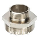 Ниппель переходной STOUT SFT-0004-002114, 2"x1 1/4", наружная резьба, никелированная латунь