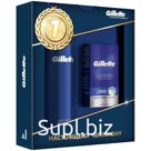 Подарочный набор Gillette Fusion (гель д.бритья для чув.кожи 200мл+бальзам после бритья 50мл)