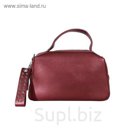 304-06 8072 Женская сумка кожаная Ludor Красный