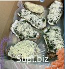 Устрица с шпинатом и сыром