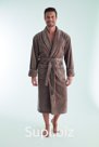 1350  Халат мужской Nysa Mayer Cotton  4XL светло-коричневый
