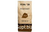 Уголь древесный ГОСТ 7657-84 марка Standart (9 кг) фракция 0-120мм