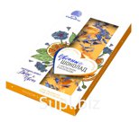 Шоколад цветной с апельсином и васильком / 100 г