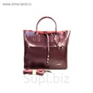 271-00 0013 Женская сумка кожаная Ludor Красный