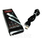Кабель USB &quot;WALKER&quot; Apple Lightning 1м. прорезиненный с металл.разъемом (3.1А),серый,в коробке,C735