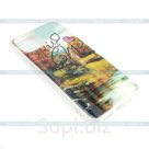 Силиконовый чехол, голографический, с рисунком, №1, для iPhone 7 Plus/ 8 Plus, деревья и река