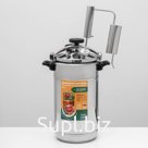 Автоклав-стерилизатор 2 в 1 «Домашний погребок», 22 л, манометр, термометр, клапан сброса давления