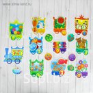 Игра на липучках, конструктор «Изучаем счёт», Весёлые липучки