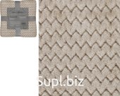 Decorative bedspread Zigzag flannel 200x220cm, density 250g/m2