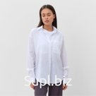 Рубашка женская льняная MIST, размер 44-46, белая