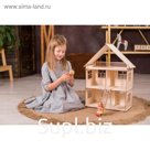 Конструктор-кукольный домик «Коттедж» из дерева