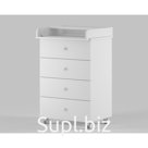 Комод пеленальный ИНКАНТО Nova 600/4, 85х64х45 см, ЛДСП, белый