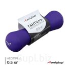Гантель неопреновая ONLYTOP, 0,5 кг, цвет фиолетовый