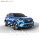 Пороги алюминиевые "Premium" Rival для Haval F7x 2019-, 180 см, 2 шт, A180ALP.9403.1