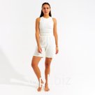 Шорты пижамные женские MINAKU: Home collection, цвет экрю, размер 50