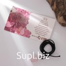 Кулон "Знаки зодиака" кварц, галтовка, Весы ,L=65см