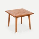 Стол Letto 677х677 wood (с упаковкой) Ясень.Тик - 1/2