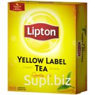 Чай Lipton "Yellow Label", черный, 100 пакетиков по 2г
