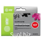 Картридж совм. Cactus PFI107M пурпурный для Canon IP iPF670/iPF680/iPF685/iPF770 (130мл)