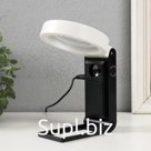 Лампа-лупа х5 ×25 для творчества LEDx33 от 3АAA+ USB линзы d=0.6 см и 12.5 см 5×9.5×21.5 см