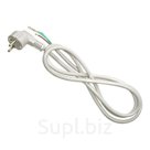 Шнур ПВС-ВП 2х0,75+1х0,75 RAL 9016 2,2м трехжильный провод 2x0,75мм² + 1х0,75мм² с евровилкой. Цвет белый трехжильный провод 2x0,75мм² + 1х0,75мм² с евровилкой. Цвет белый