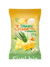 ФЛАЙЧИПСЫ КУКУРУЗНО-РИСОВЫЕ "3 СЫРА И ЗЕЛЕНЫЙ ЛУК", 40г