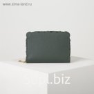 Визитница, 11 листов, цвет зелёный