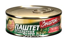 Паштет "Печёночный со слив. Маслом" ГОСТ 100 гр.